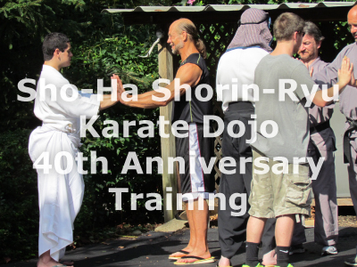 Sho-Ha Shorin-Ryu 40th Anniversary Training